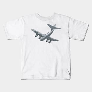 Jet Airliner Touchdown Retro Kids T-Shirt